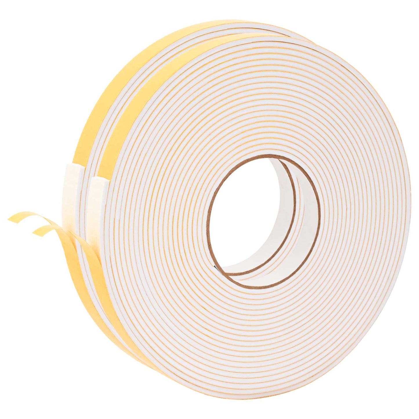Self-adhesive Foam Tape 2 pcs White 10mm x 10m CR Foam