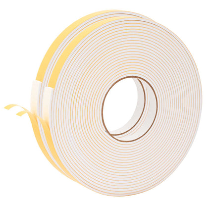 Self-adhesive Foam Tape 2 pcs White 10mm x 10m CR Foam