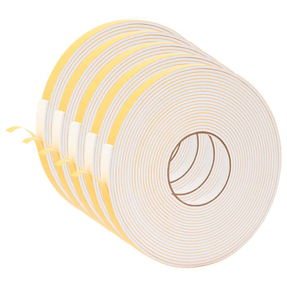 Self-adhesive Foam Tape 5 pcs White 10mm x 10m CR Foam