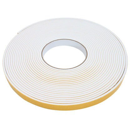 Self-adhesive Foam Tape 10 pcs White 15mm x 10m CR Foam