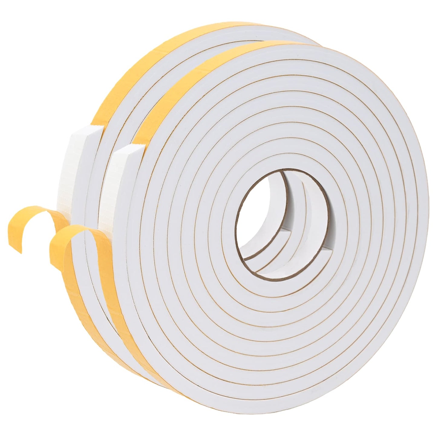 Self-adhesive Foam Tape 2 pcs White 15mm x 5m CR Foam