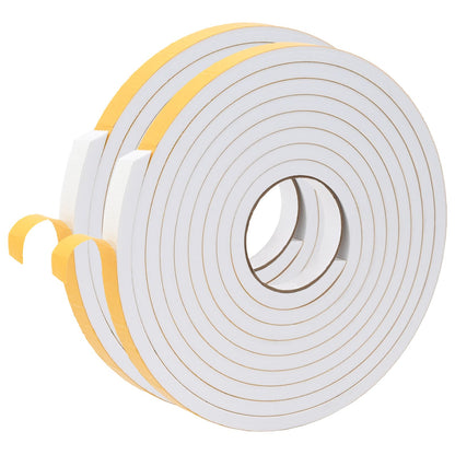 Self-adhesive Foam Tape 2 pcs White 15mm x 5m CR Foam