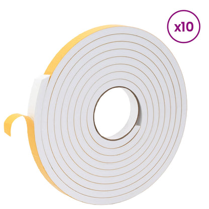 Self-adhesive Foam Tape 10 pcs White 15mm x 5m CR Foam