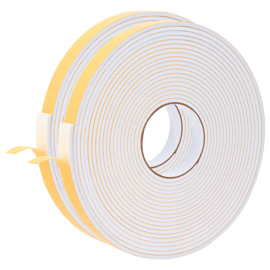 Self-adhesive Foam Tape 2 pcs White 20mm x 10m CR Foam