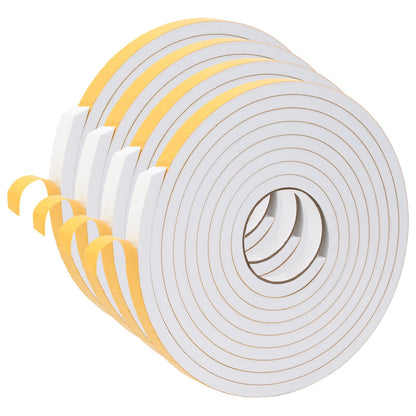Self-adhesive Foam Tape 4 pcs White 20mm x 5m CR Foam