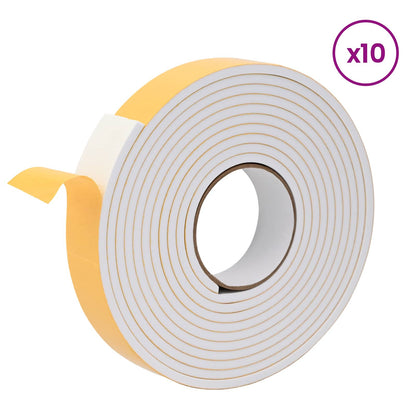 Self-adhesive Foam Tape 10 pcs White 30mm x 5m CR Foam