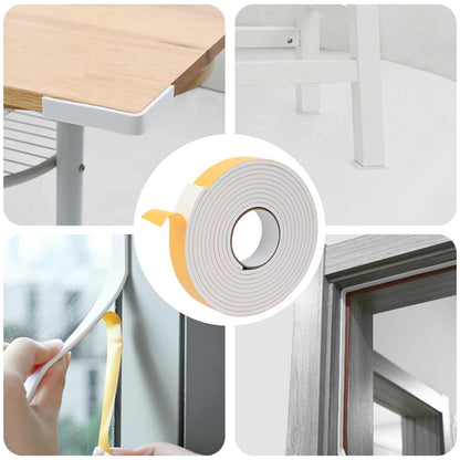 Self-adhesive Foam Tape 20 pcs White 30mm x 5m CR Foam