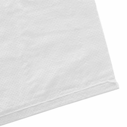 Woven Sacks 50 pcs White 60 x 110 cm PP