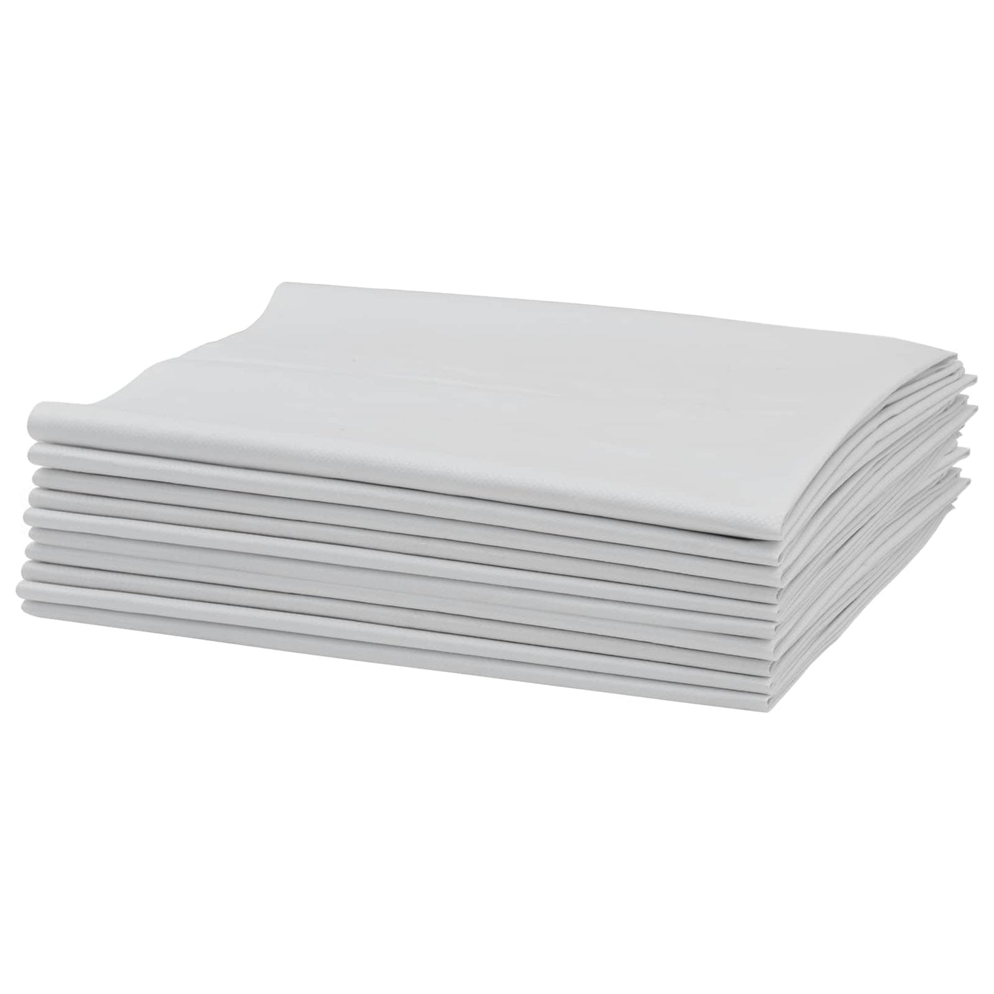 Woven Sacks 50 pcs White 80 x 125 cm PP