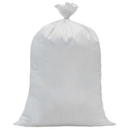 Woven Sacks 50 pcs White 100 x 150 cm PP