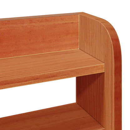 Bed Frame with Headboard 2 pcs Wax Brown Solid Pine Wood