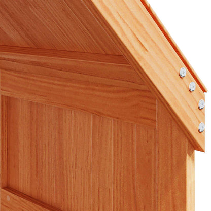 Loft Bed Frame Wax Brown 90 x 190 cm Solid Pine Wood
