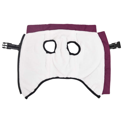 Dog Coat Purple L40 Fleece and Polyester