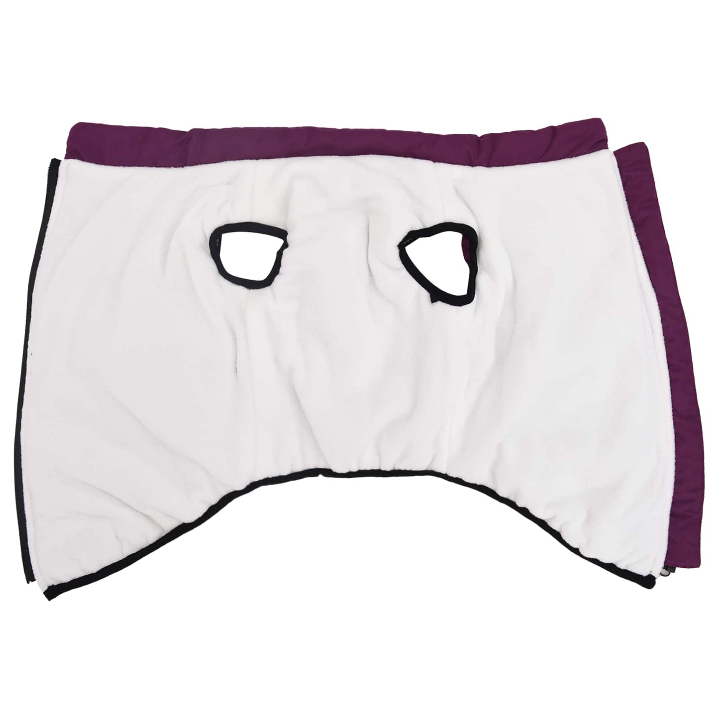 Dog Coat Purple L68 Fleece and Polyester