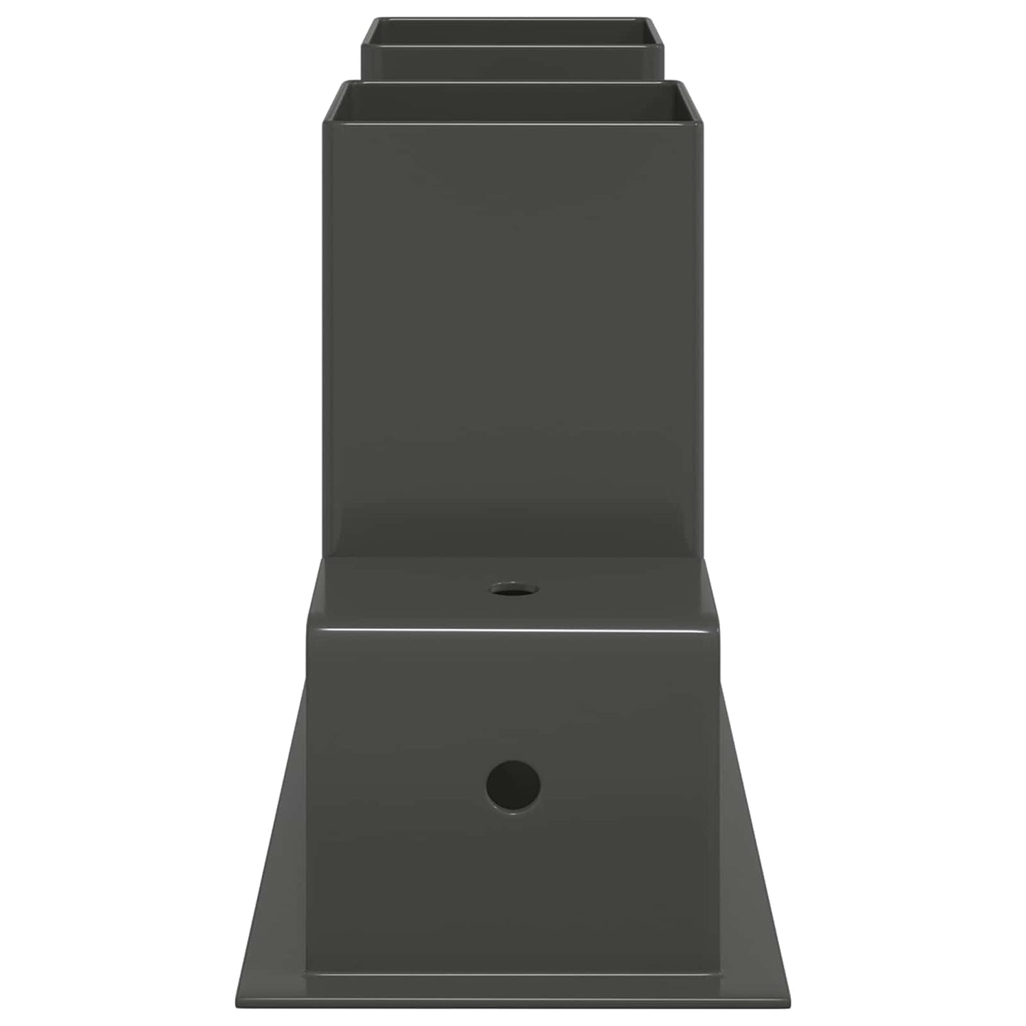 Firewood Stack Aid 4 pcs Anthracite 34 x 10 x 15 cm Steel