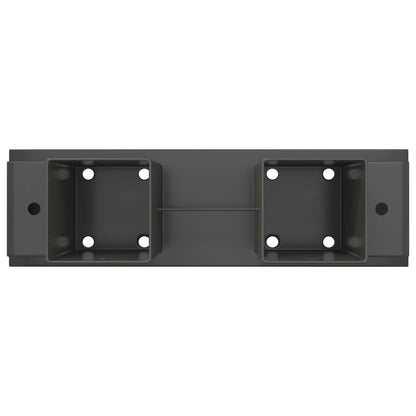 Firewood Stack Aid 4 pcs Anthracite 34 x 10 x 15 cm Steel