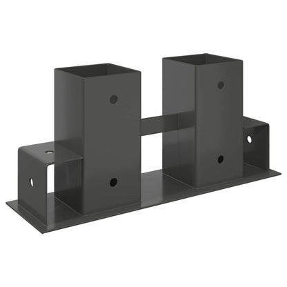 Firewood Stack Aid 12 pcs Anthracite 34 x 10 x 15 cm Steel