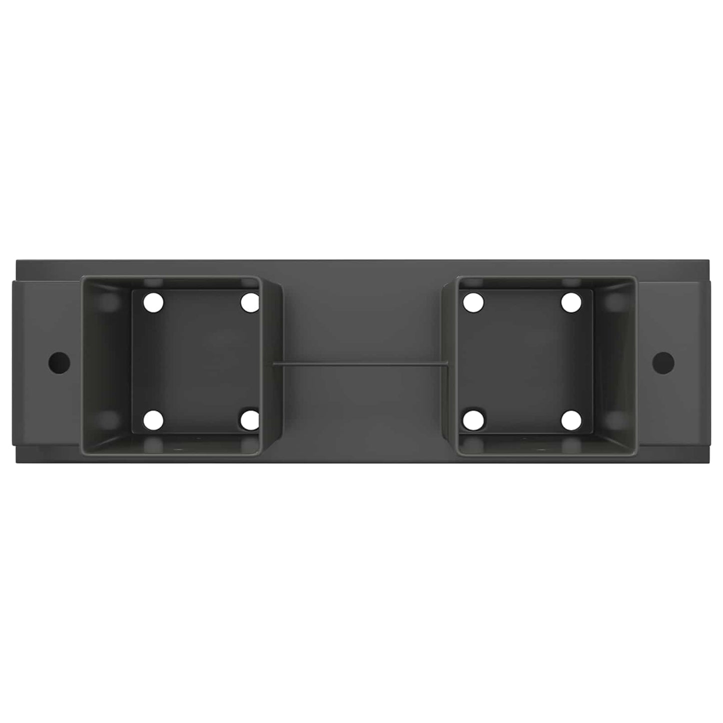 Firewood Stack Aid 12 pcs Anthracite 34 x 10 x 15 cm Steel