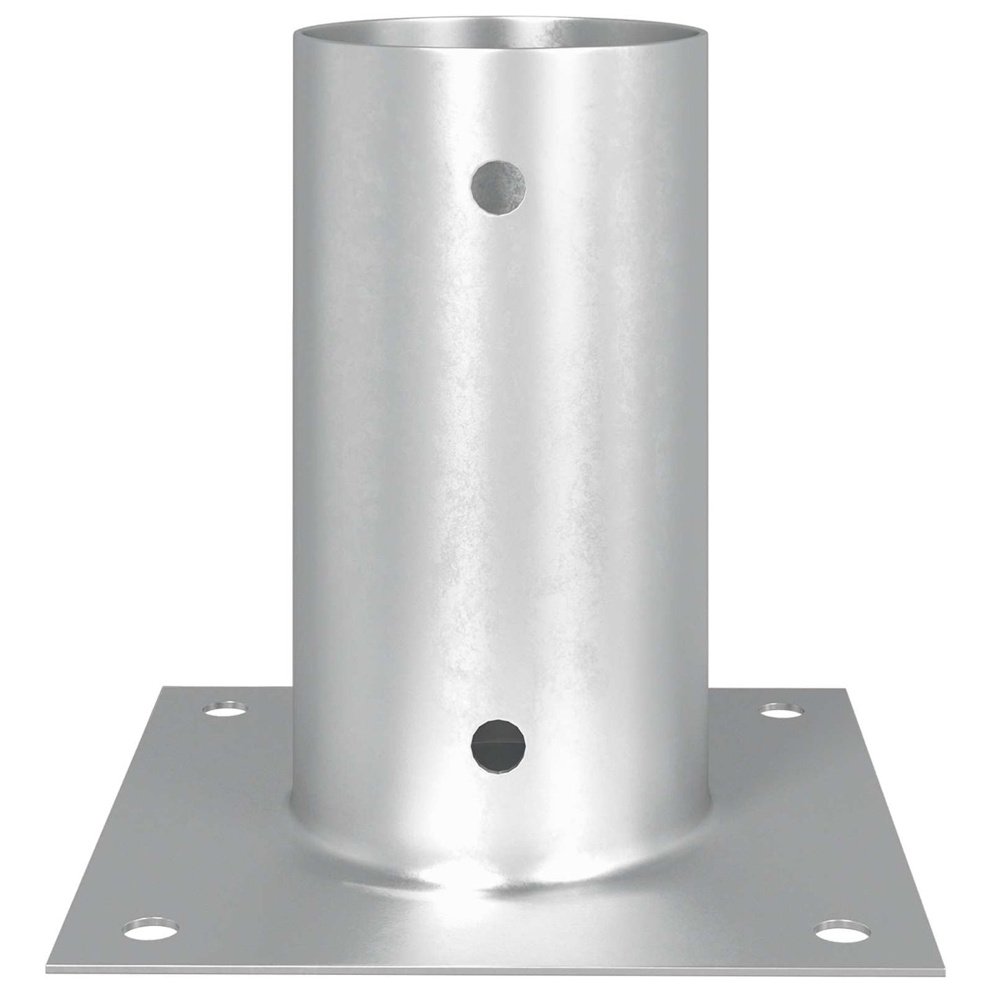 Round Ground Anchor 4 pcs Silver 15 x 15 x 15 cm Metal