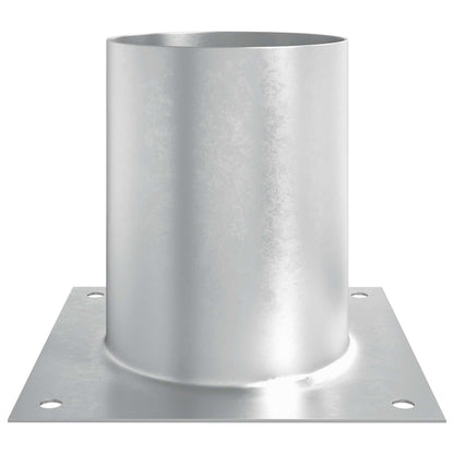 Round Ground Anchor 12 pcs Silver 18 x 18 x15 cm Metal