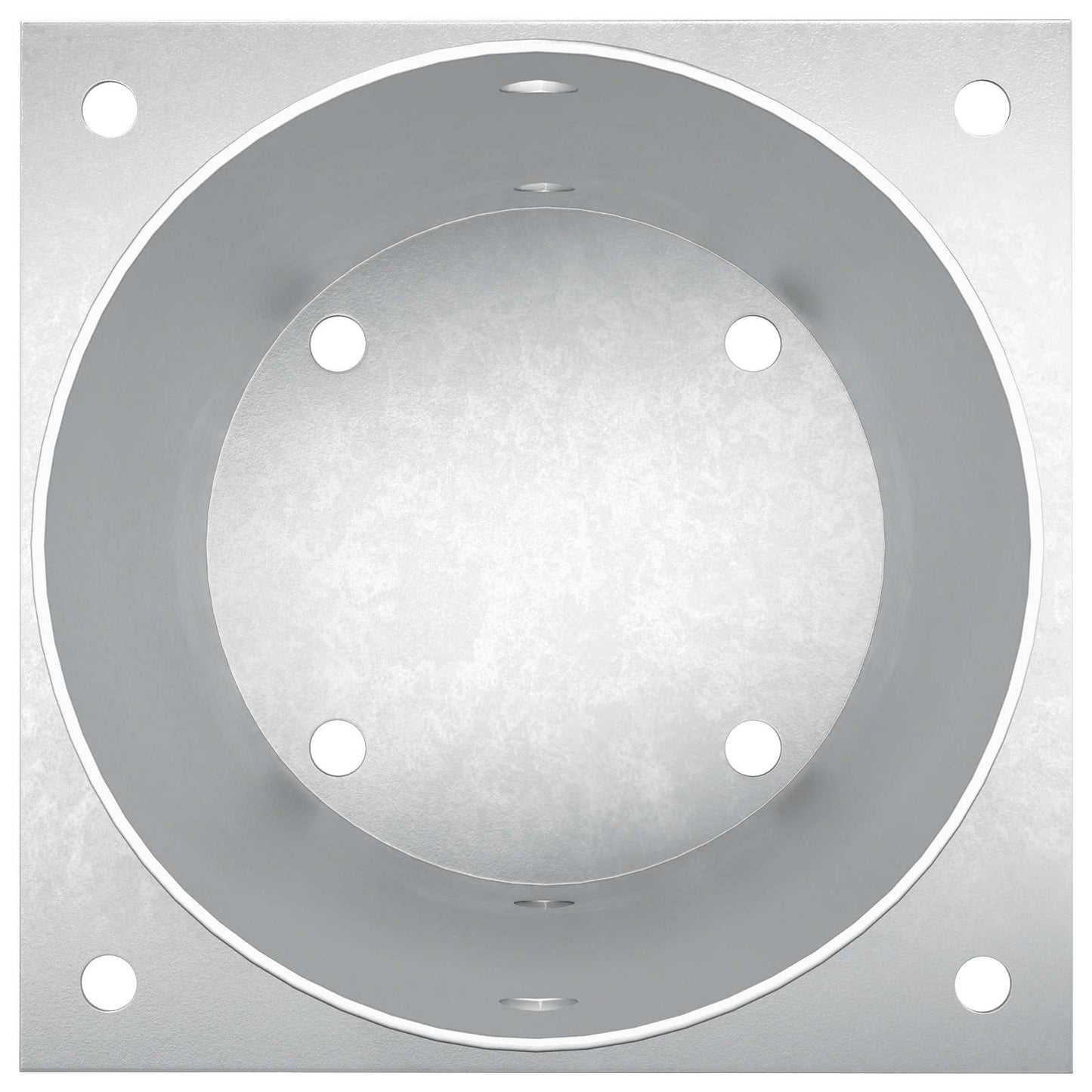 Round Ground Anchor 12 pcs Silver 18 x 18 x15 cm Metal