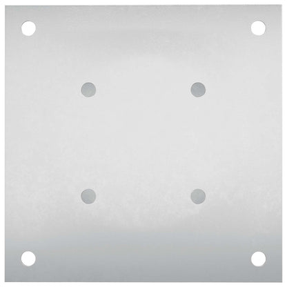 Round Ground Anchor 12 pcs Silver 18 x 18 x15 cm Metal