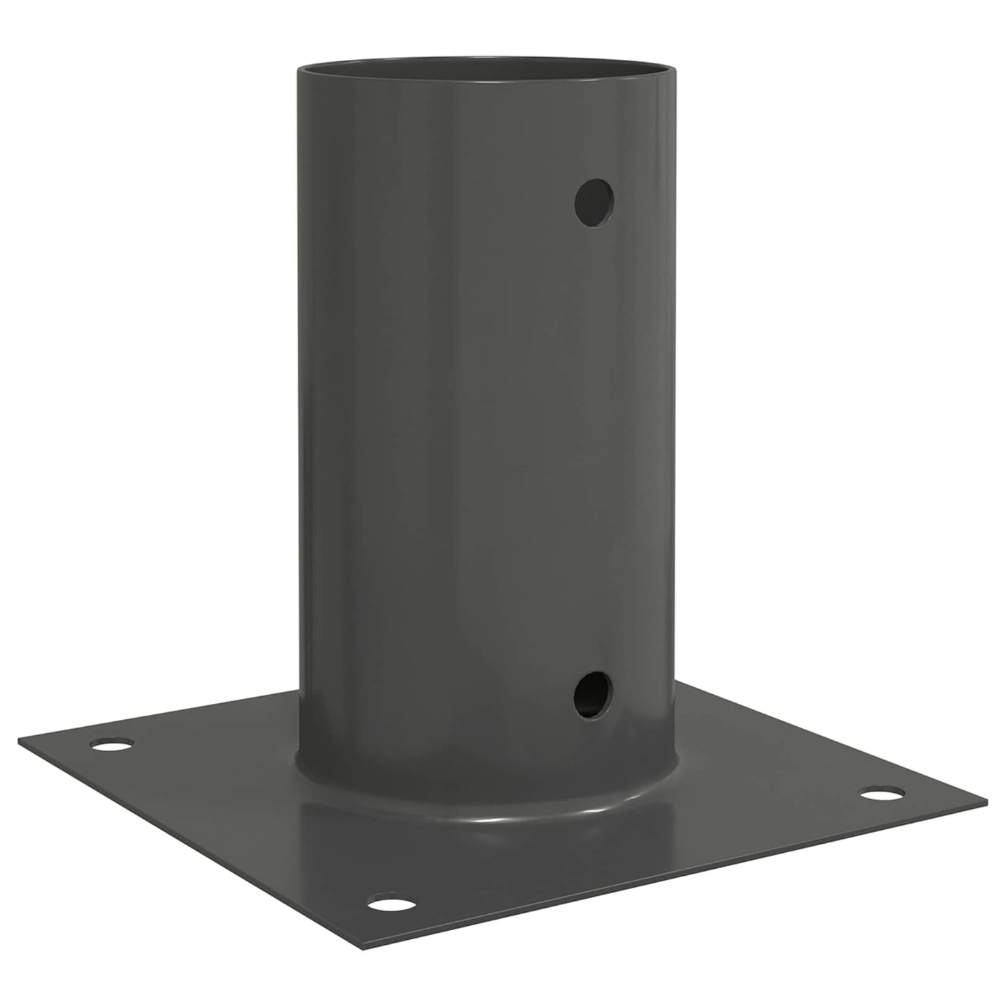Round Ground Anchor 12 pcs Anthracite 15 x 15 x 15 cm Metal