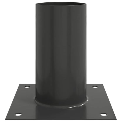 Round Ground Anchor 12 pcs Anthracite 15 x 15 x 15 cm Metal