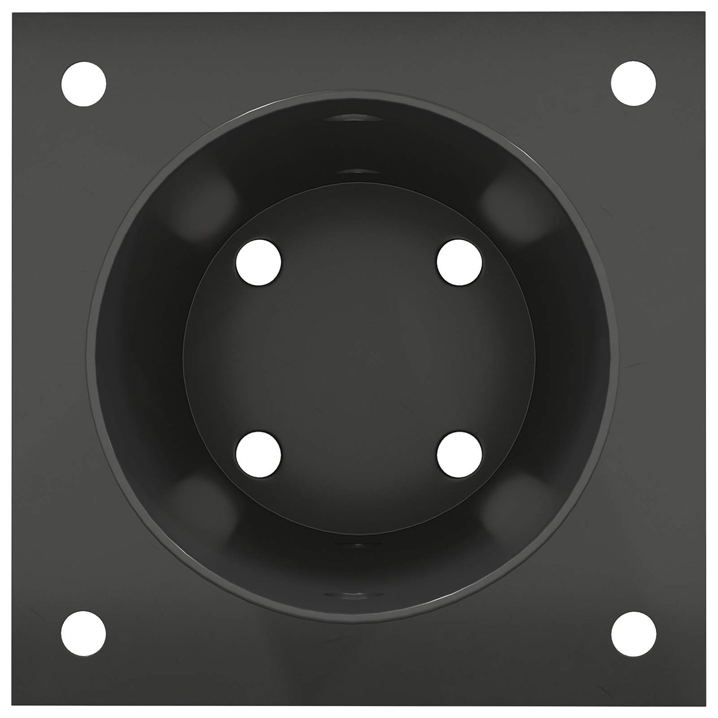 Round Ground Anchor 12 pcs Anthracite 15 x 15 x 15 cm Metal