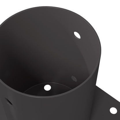 Round Ground Anchor 4 pcs Anthracite 15 x 15 x 15 cm Metal