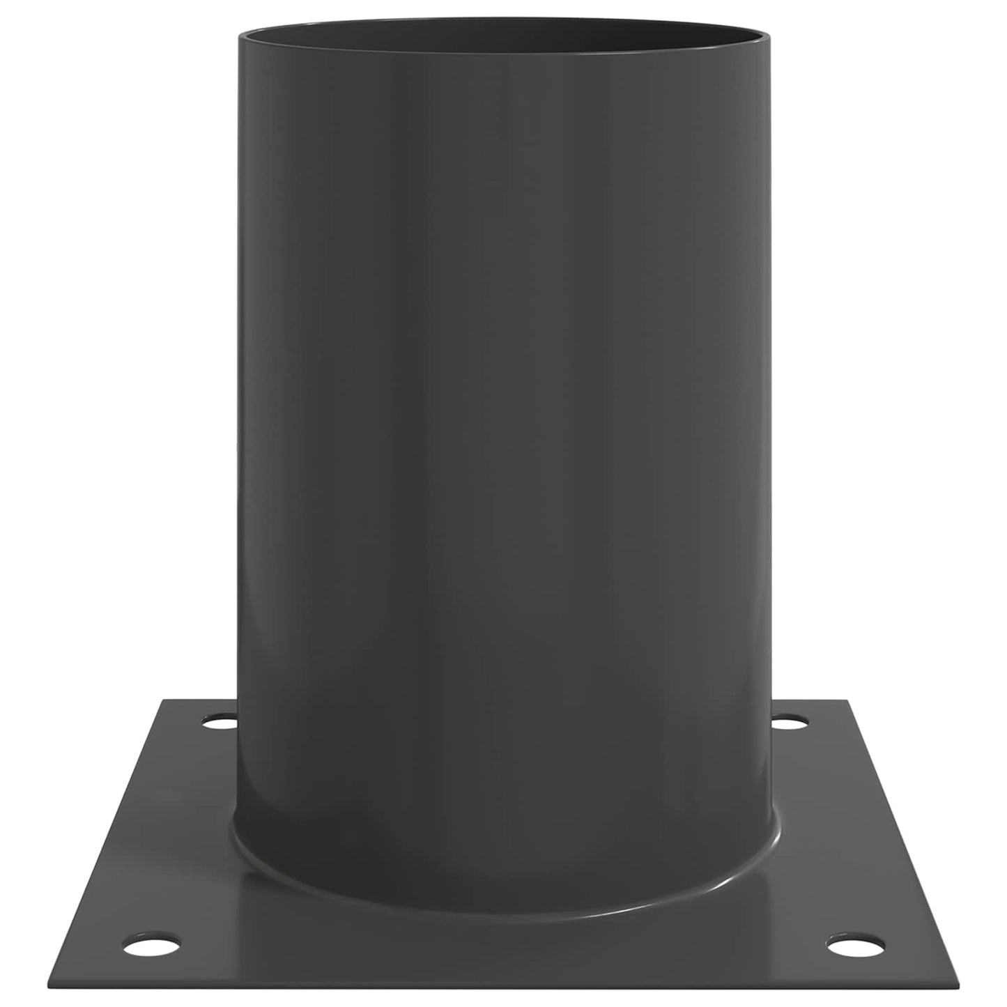 Round Ground Anchor 4 pcs Anthracite 15 x 15 x 15 cm Metal