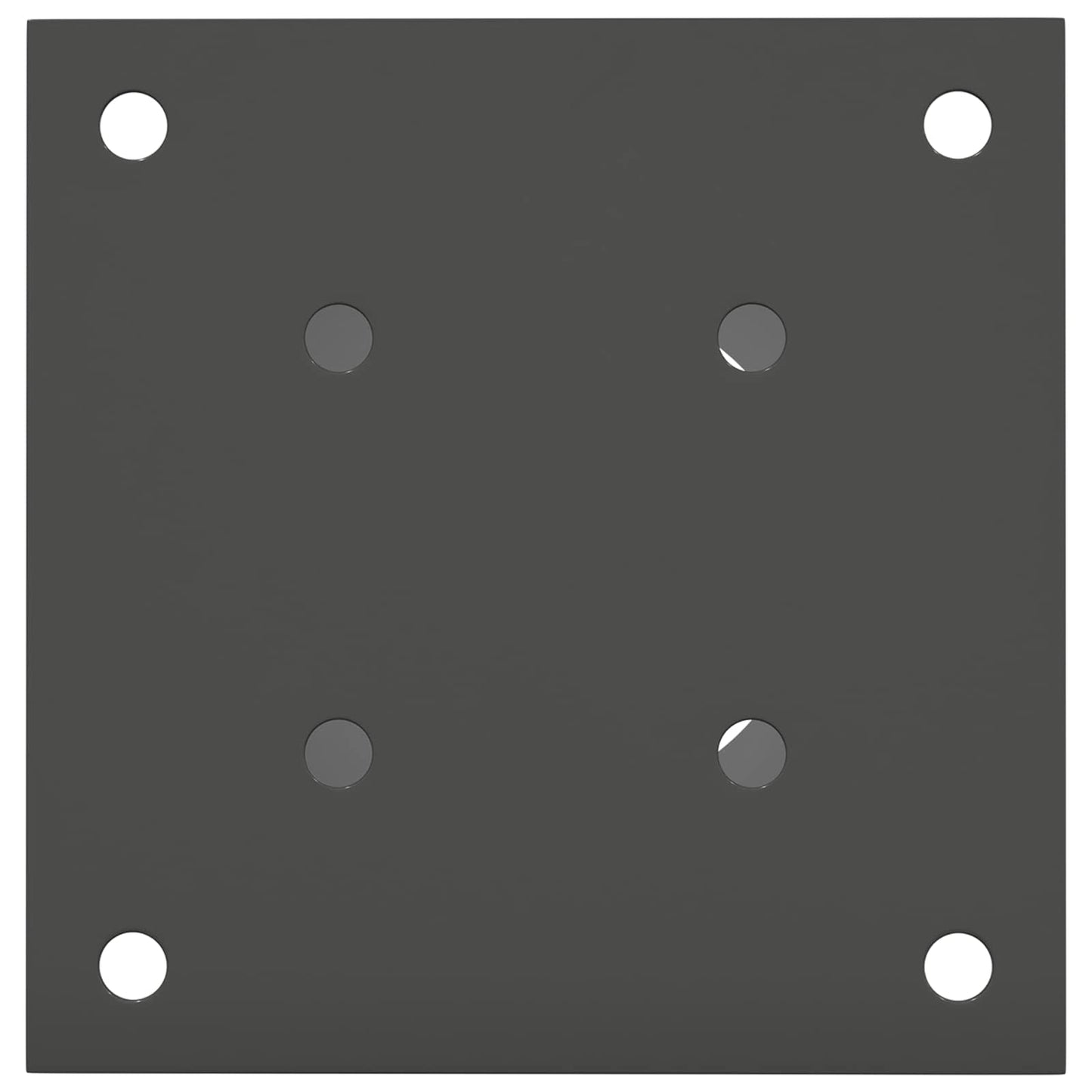Round Ground Anchor 4 pcs Anthracite 15 x 15 x 15 cm Metal