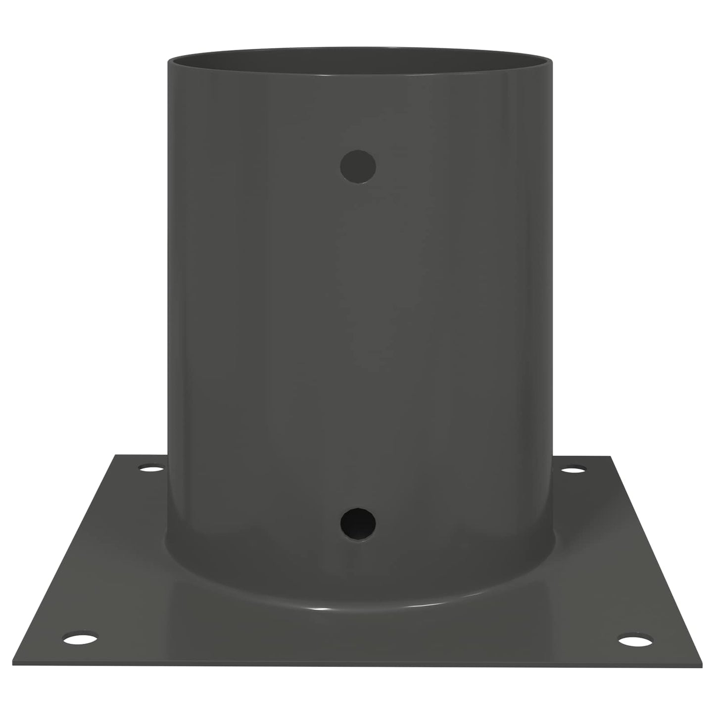 Round Ground Anchor 12 pcs Anthracite 18 x 18 x15 cm Metal