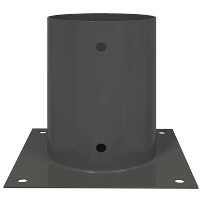 Round Ground Anchor 12 pcs Anthracite 18 x 18 x15 cm Metal