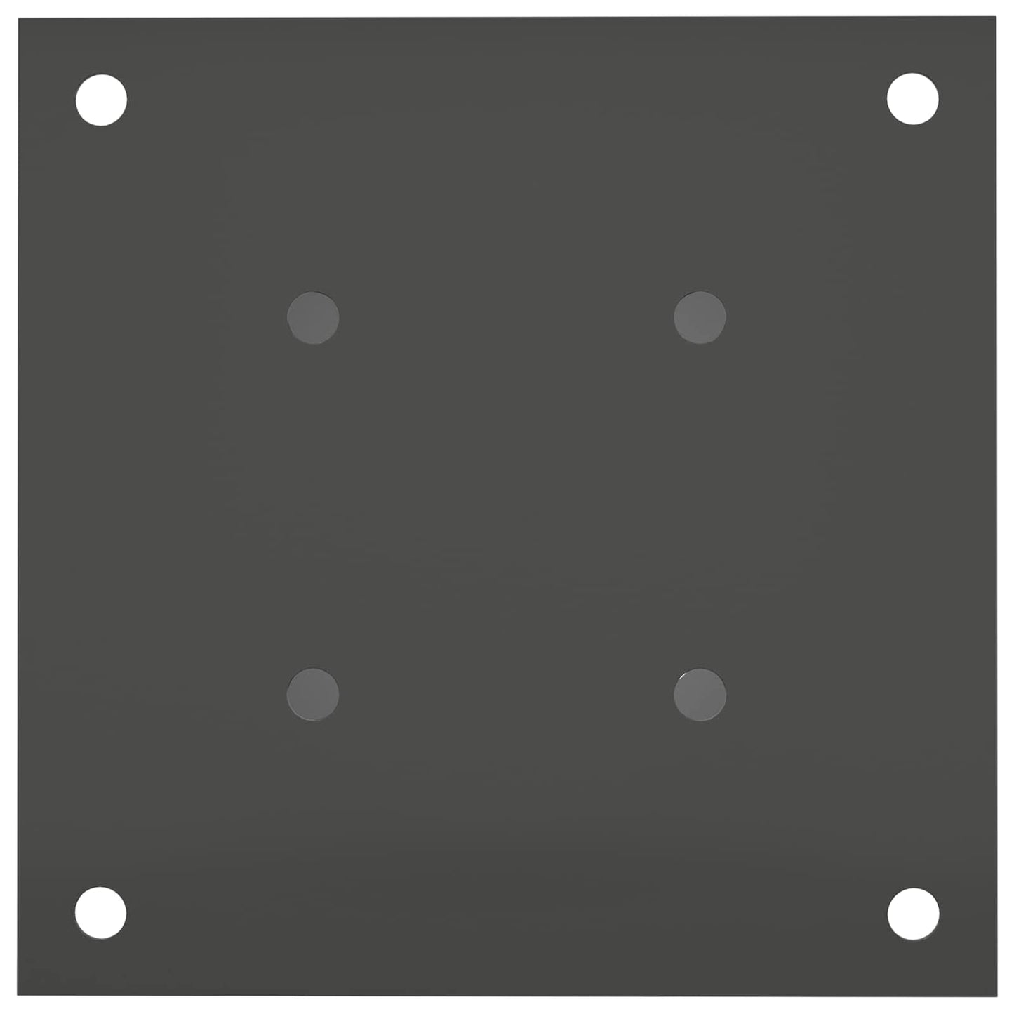 Round Ground Anchor 12 pcs Anthracite 18 x 18 x15 cm Metal