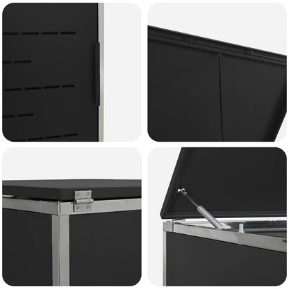 Wheelie Bin Storage for 1 Bin 240L Black