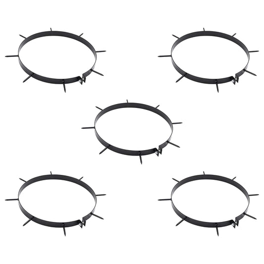 Lawn Aerator Clamp with Spikes 5 pcs Ø 320 mm Steel
