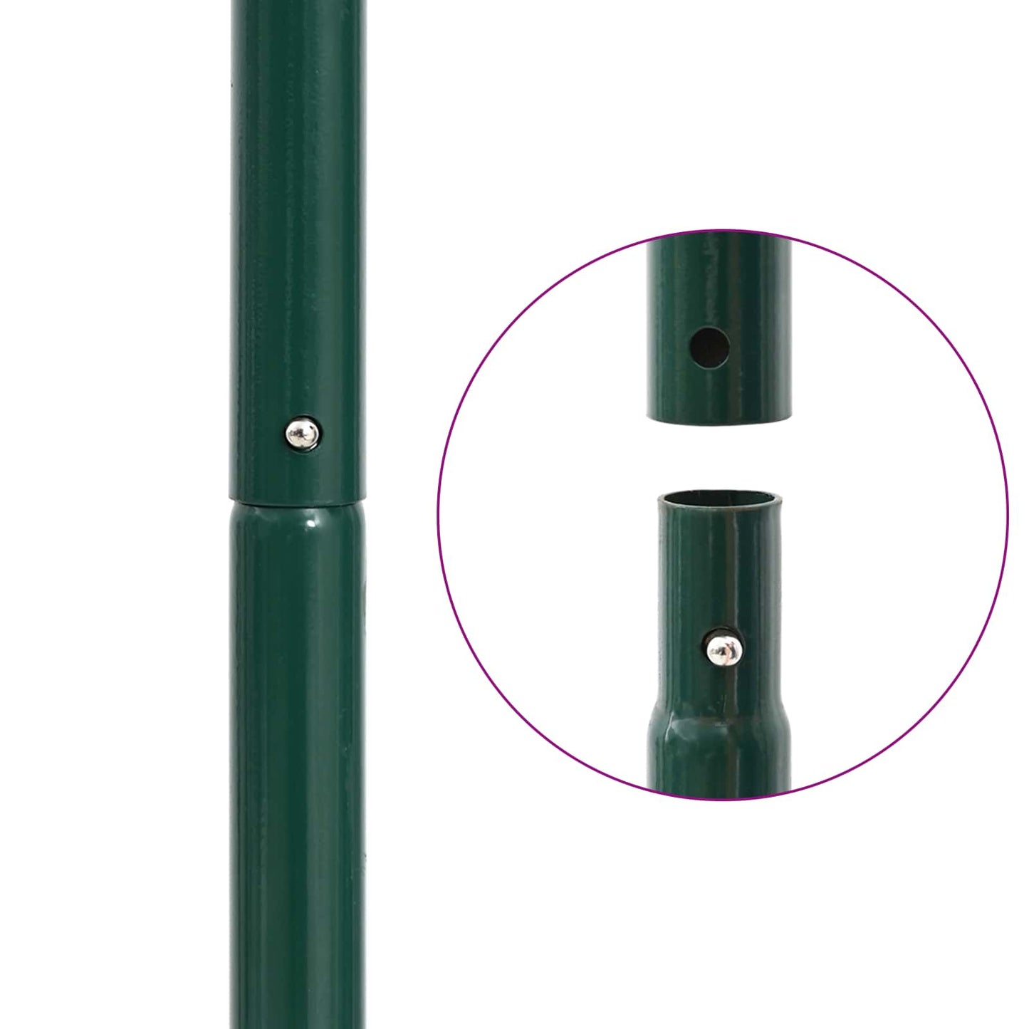 Lawn Roller Pull with Aerator Clamps Green 127.5 x 44 cm Steel