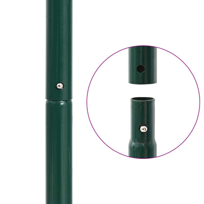 Lawn Roller Pull with Aerator Clamps Green 127.5 x 44 cm Steel
