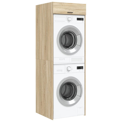 Wash Machine Cabinet Sonoma 67.5 x 68 x 200 cm Engineered wood
