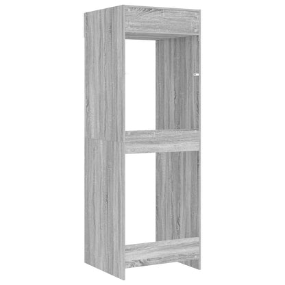 Wash Machine Cabinet with Door Grey Sonoma 67.5 x 68 x 200 cm
