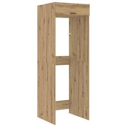 Wash Machine Cabinet with Door Artisan Oak 67.5 x 68 x 200 cm