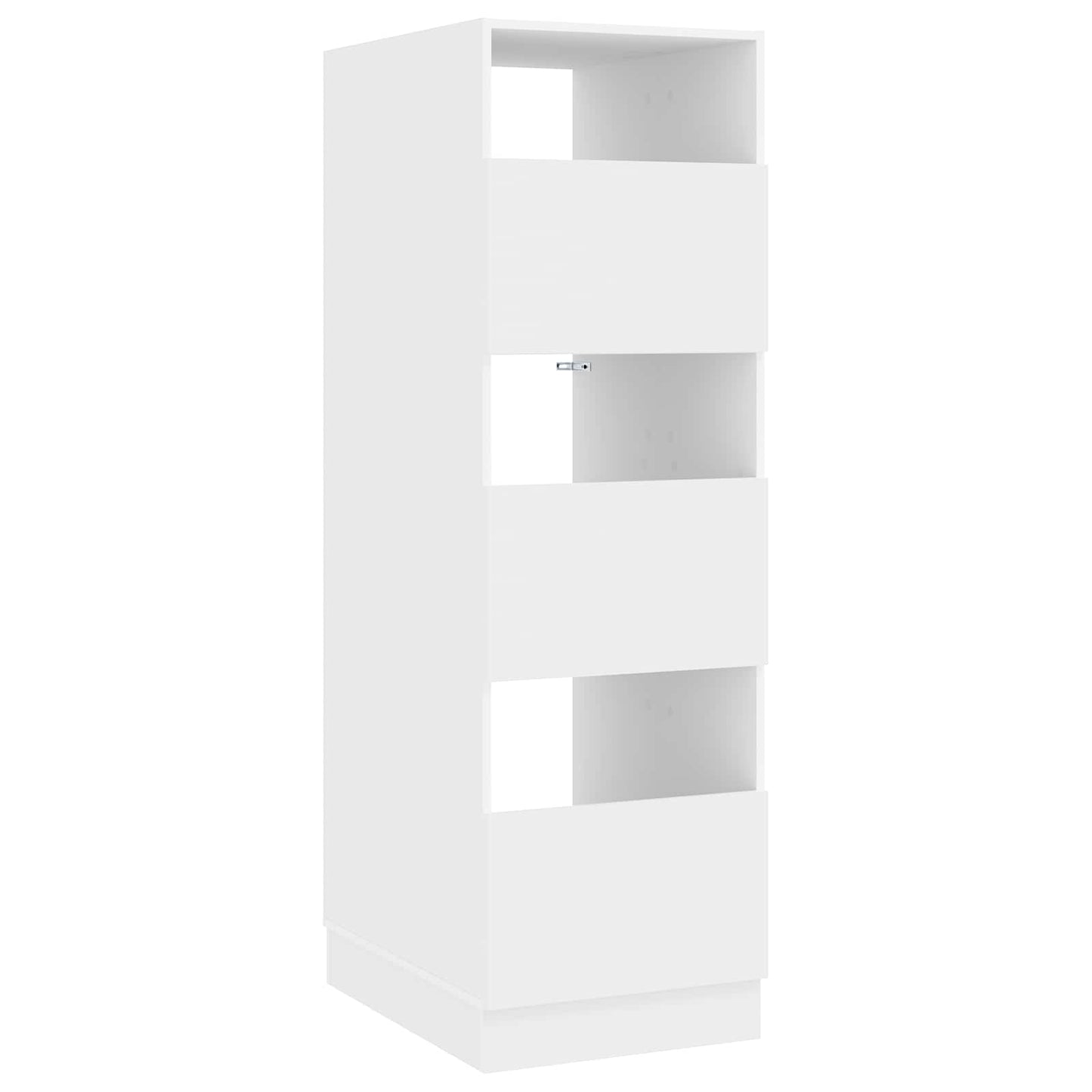 Laundry Cabinet with Storage with Door White Engineered wood