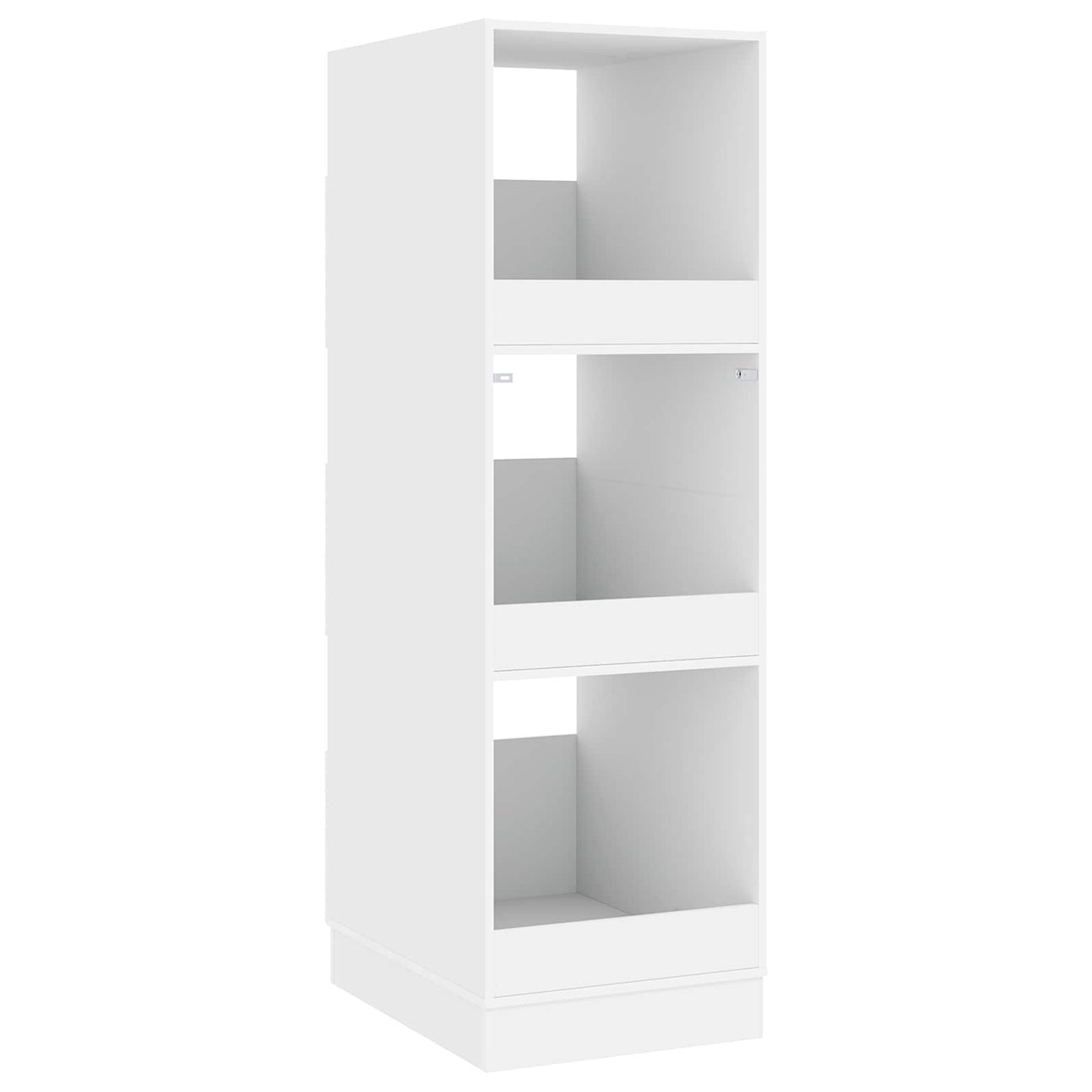 Laundry Cabinet with Storage with Door White Engineered wood
