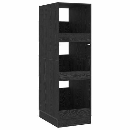 Laundry Cabinet Black Oak 50 x 68 x 162 cm Engineered wood