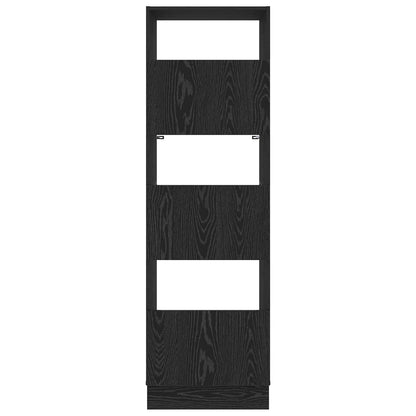 Laundry Cabinet Black Oak 50 x 68 x 162 cm Engineered wood