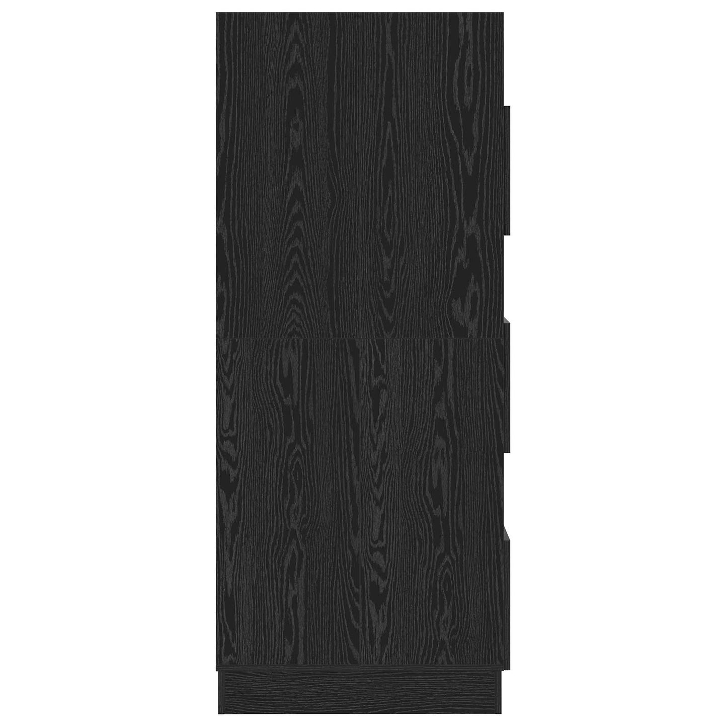 Laundry Cabinet Black Oak 50 x 68 x 162 cm Engineered wood