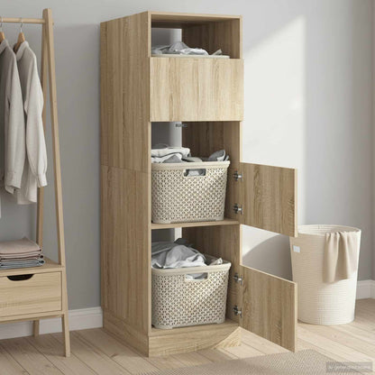 Laundry Cabinet Sonoma 50 x 68 x 162 cm Engineered wood