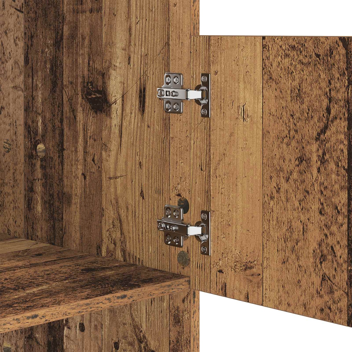 Laundry Cabinet with Storage with Door Old Wood Engineered wood