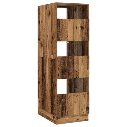 Laundry Cabinet with Storage with Door Old Wood Engineered wood